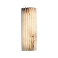 Ribbed alabaster wall light – natural stone wall sconce by BROKLEN