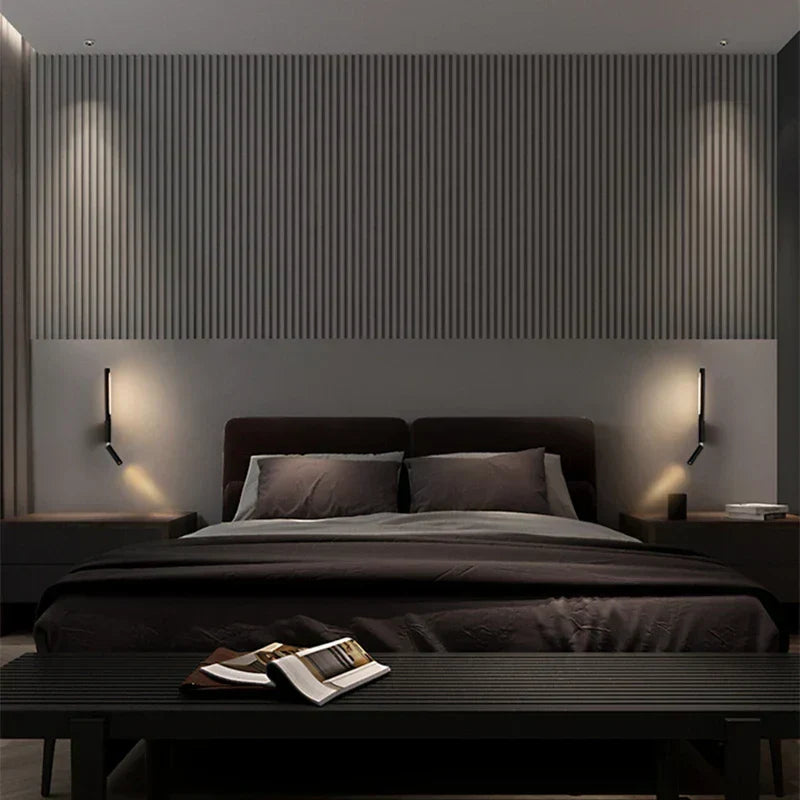 LED bedside reading wall light with adjustable spotlight by BROKLEN – view 3