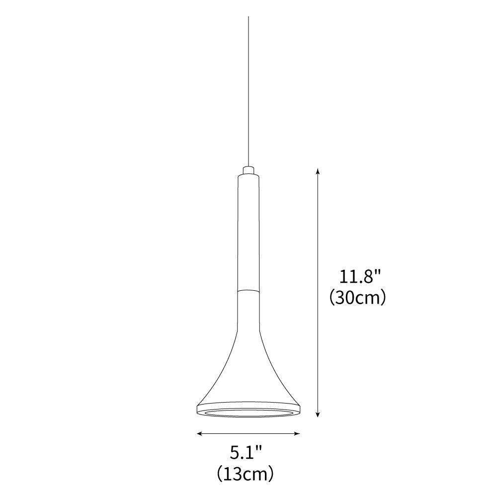 Japandi travertine and wood pendant light by BROKLEN – view 10