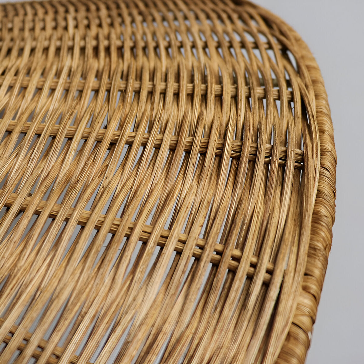 Japandi handwoven rattan pendant light in natural and brown by BROKLEN – view 11