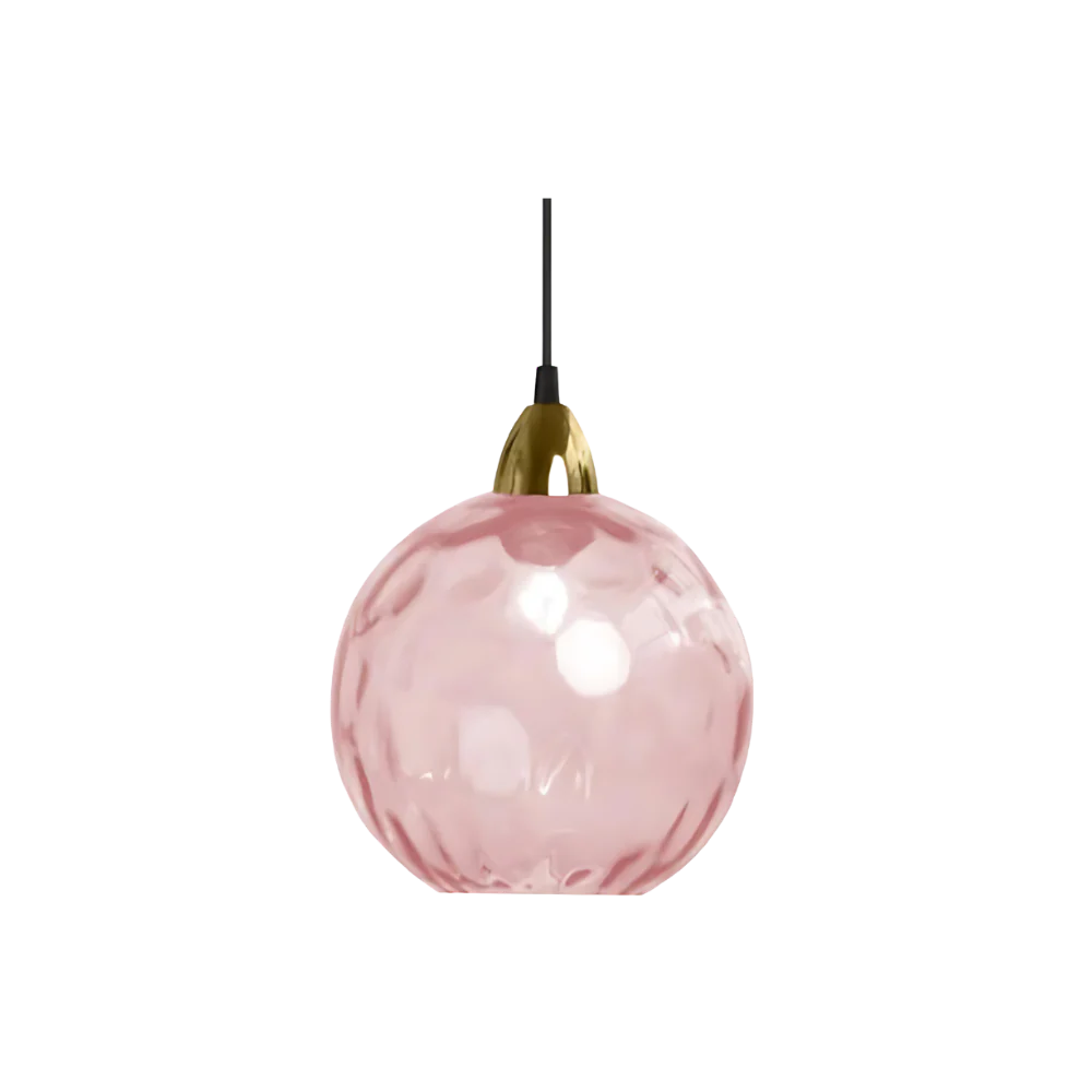 Modern glass globe LED pendant light in Nordic colours by BROKLEN – view 25