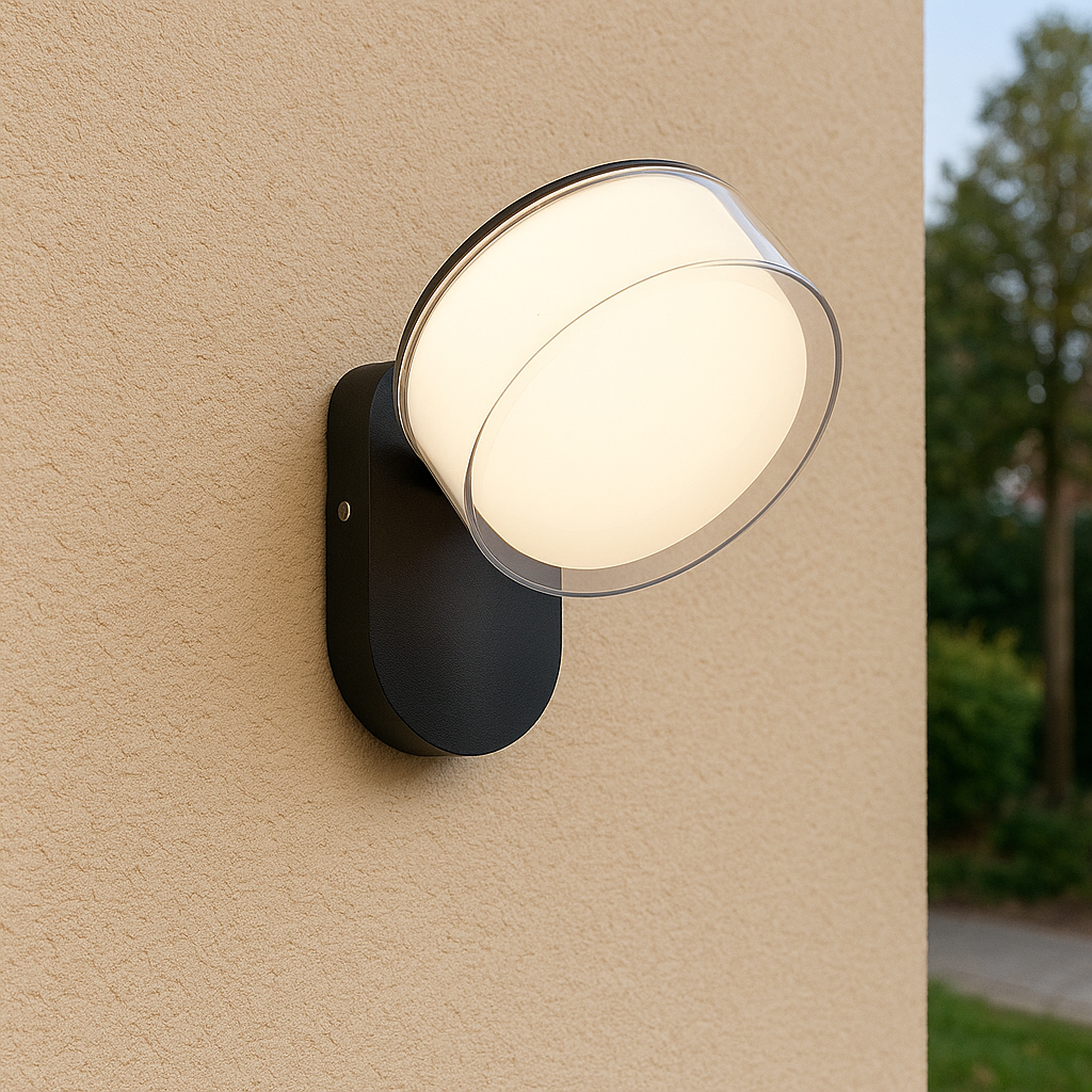 Modern adjustable aluminium outdoor wall light by BROKLEN – view 5