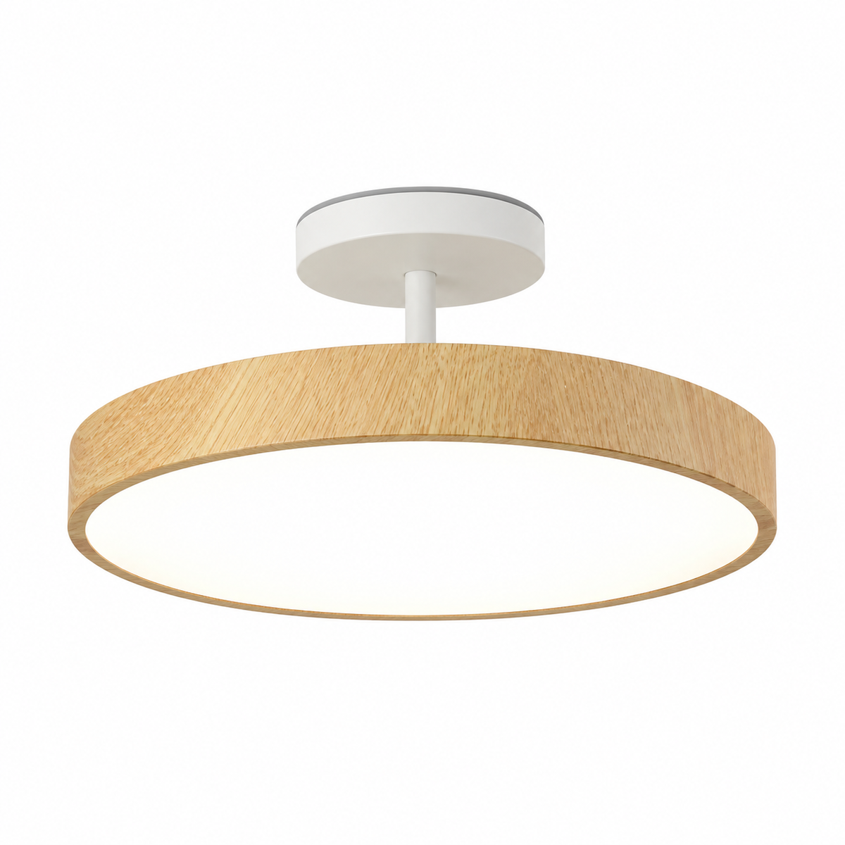 Japandi wood-effect LED ceiling light – view 9