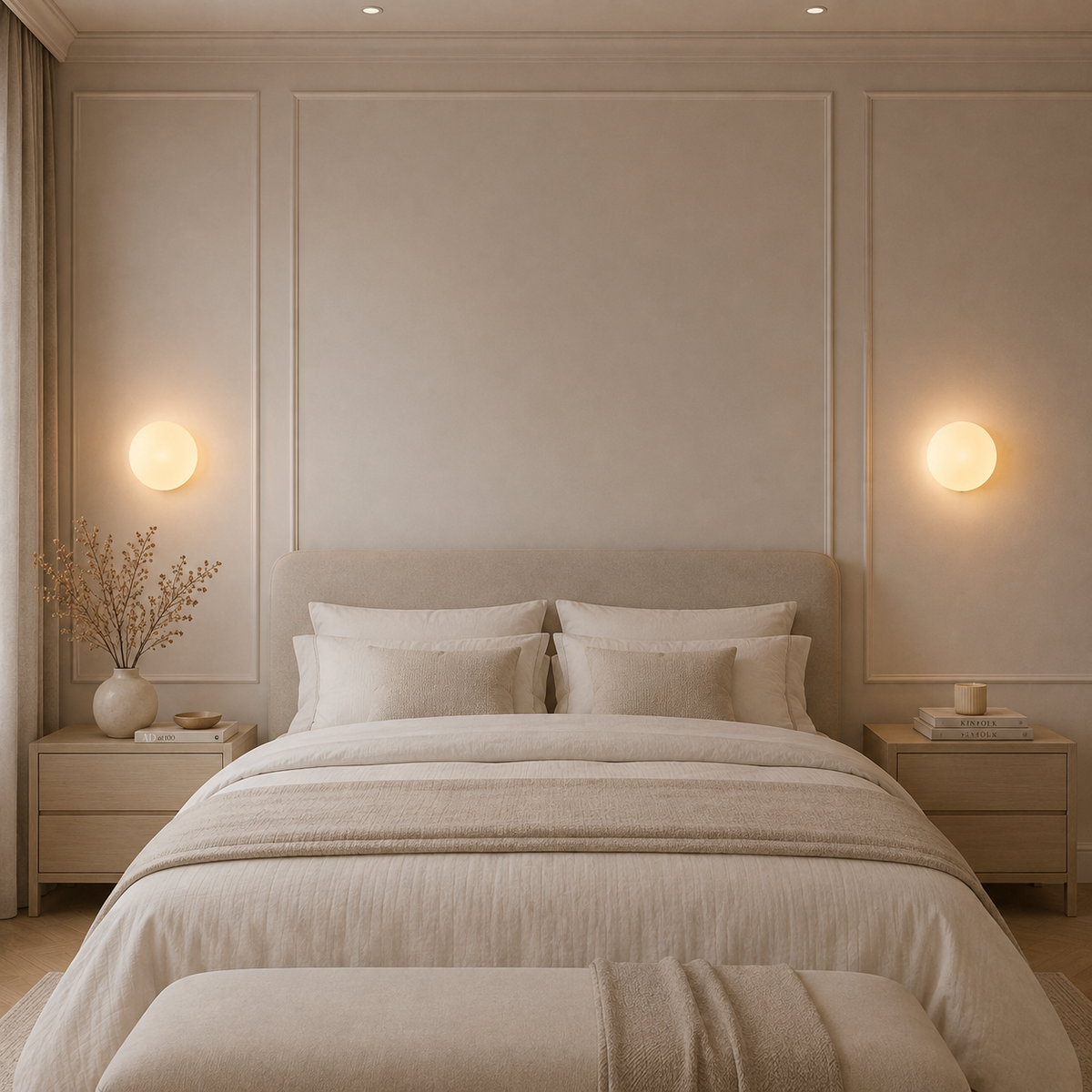 Opal glass globe wall sconce – view 10
