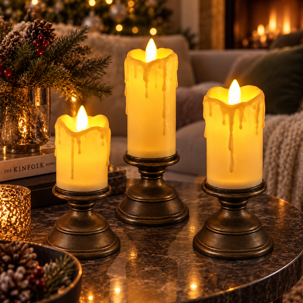 Flameless LED Candles – Battery Operated Flickering Candles