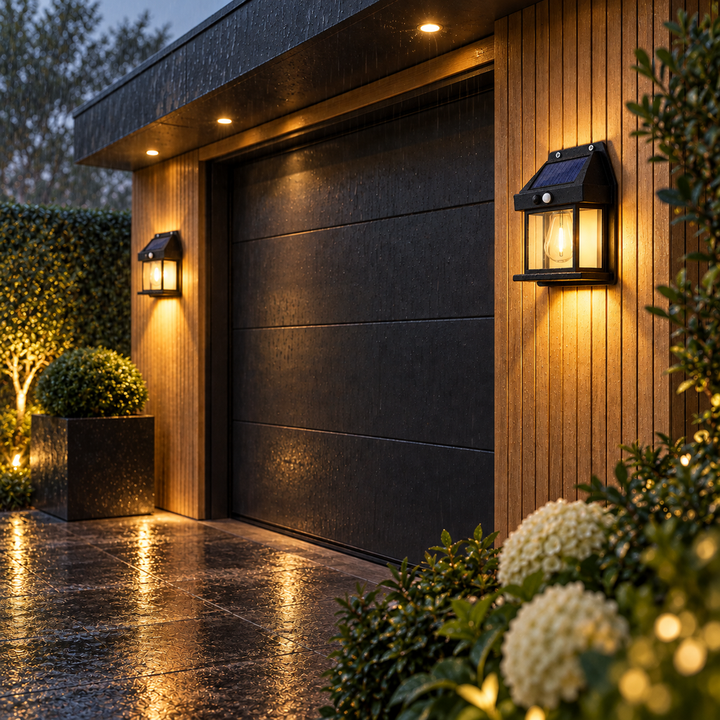 Solar motion sensor security light – view 7
