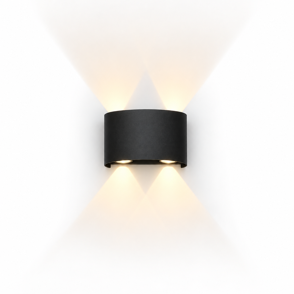 Up and down outdoor wall light IP65 aluminium