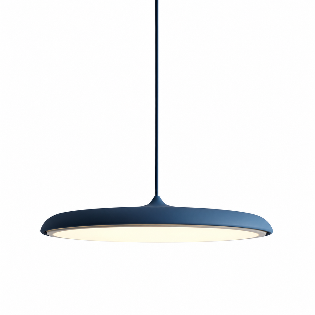 Modern Nordic Ultra-Slim Pendant Light – Flat LED Dining Pendant