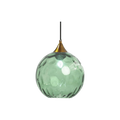 Modern glass globe LED pendant light in Nordic colours by BROKLEN