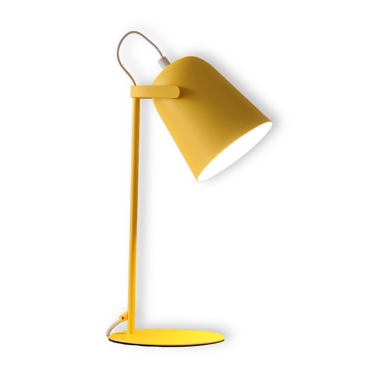 Matte desk lamp with adjustable cone shaped shade by BROKLEN – view 13