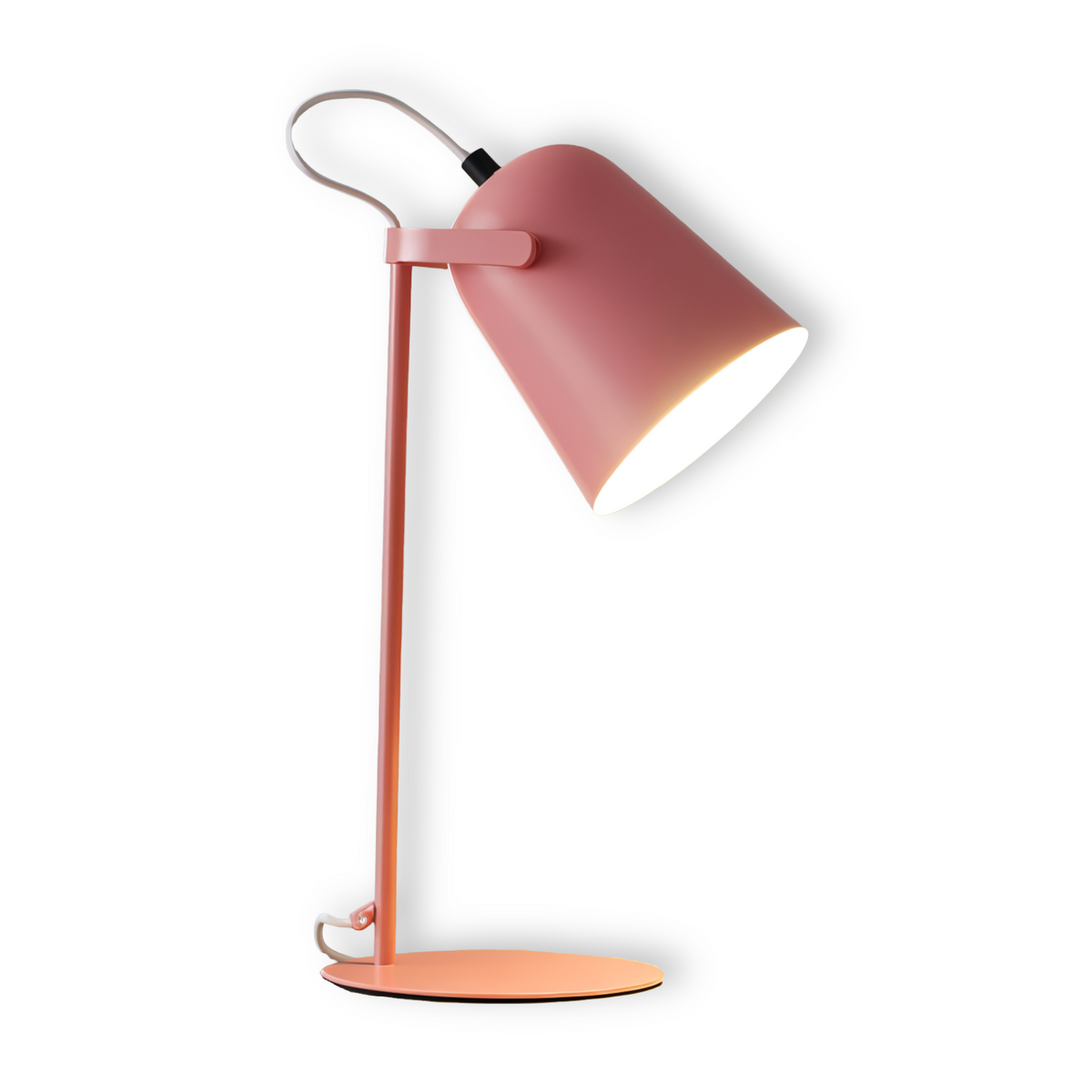 Matte desk lamp with adjustable cone shaped shade by BROKLEN – view 14