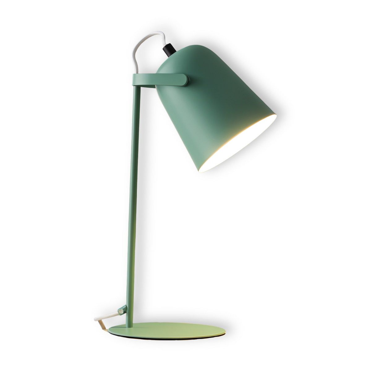 Matte desk lamp with adjustable cone shaped shade by BROKLEN – view 15