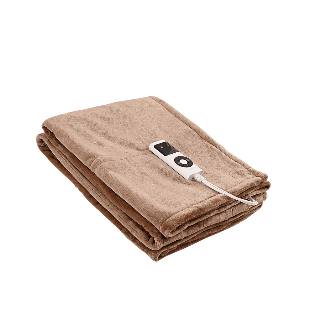 Electric heated teddy fleece blanket with 9 heat settings by BROKLEN – view 12