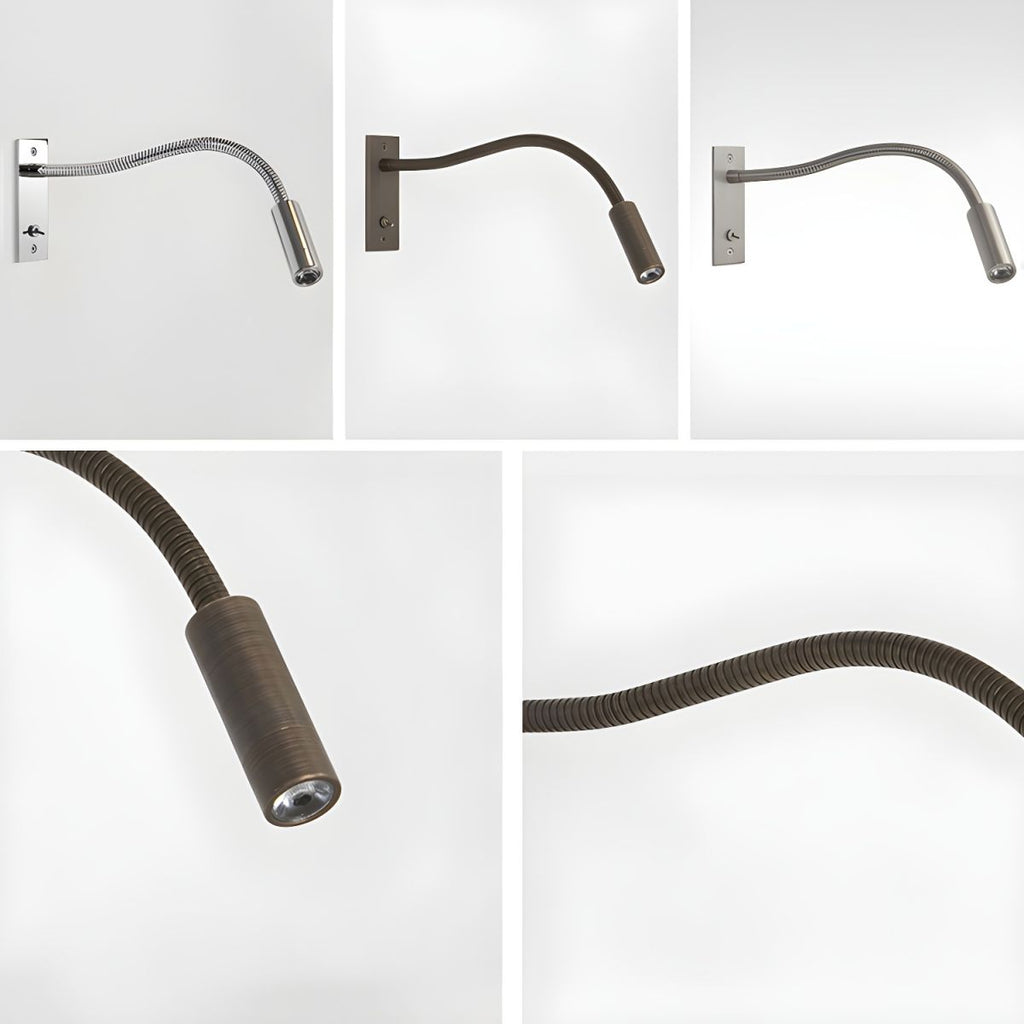 Flexible gooseneck LED reading wall light by BROKLEN – view 9