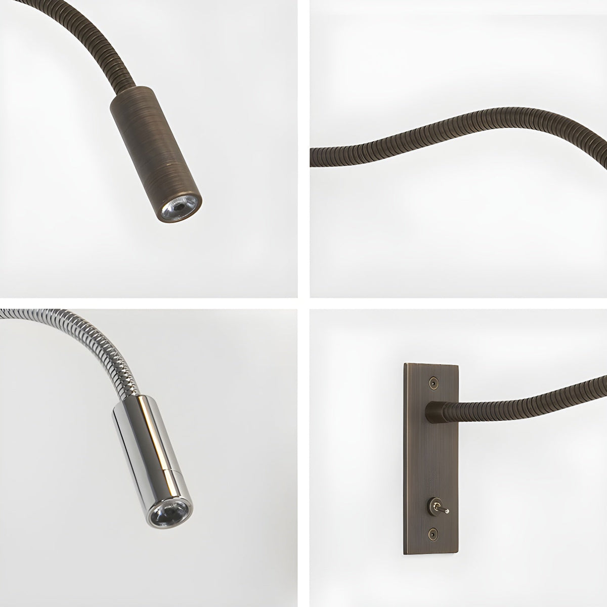 Flexible gooseneck LED reading wall light by BROKLEN – view 10