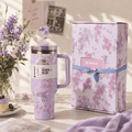 Stanley x LoveShackFancy Lavender Bloom Tumbler