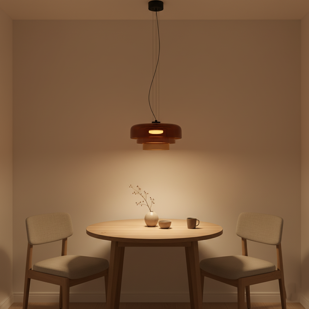Nordic celestial glass pendant light by BROKLEN – view 6