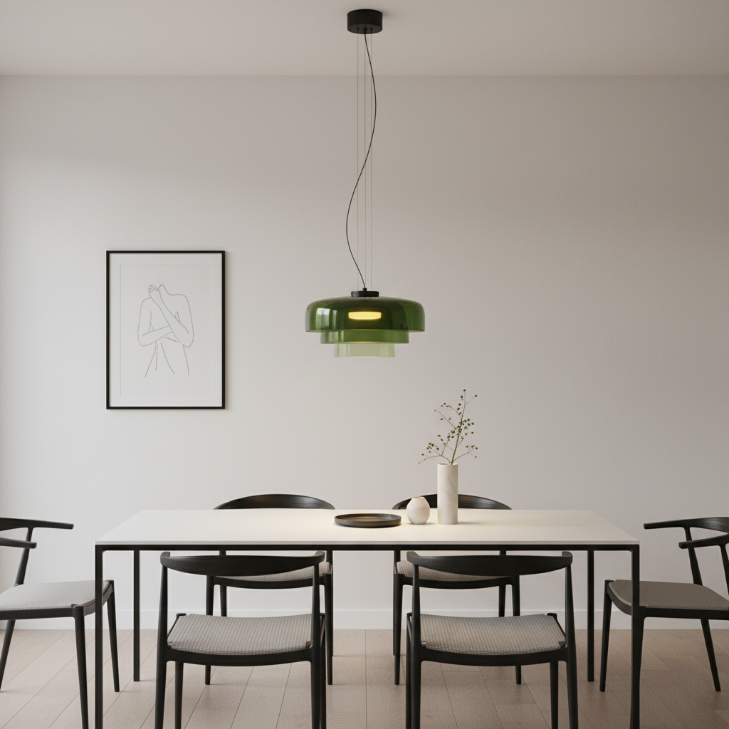 Nordic celestial glass pendant light by BROKLEN – view 7