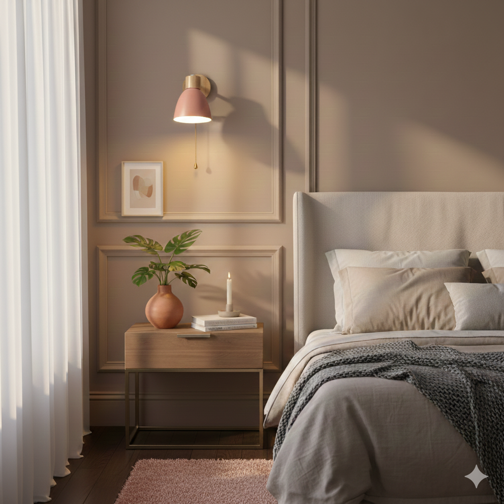 Scandinavian wood and metal cone wall light by BROKLEN – view 23