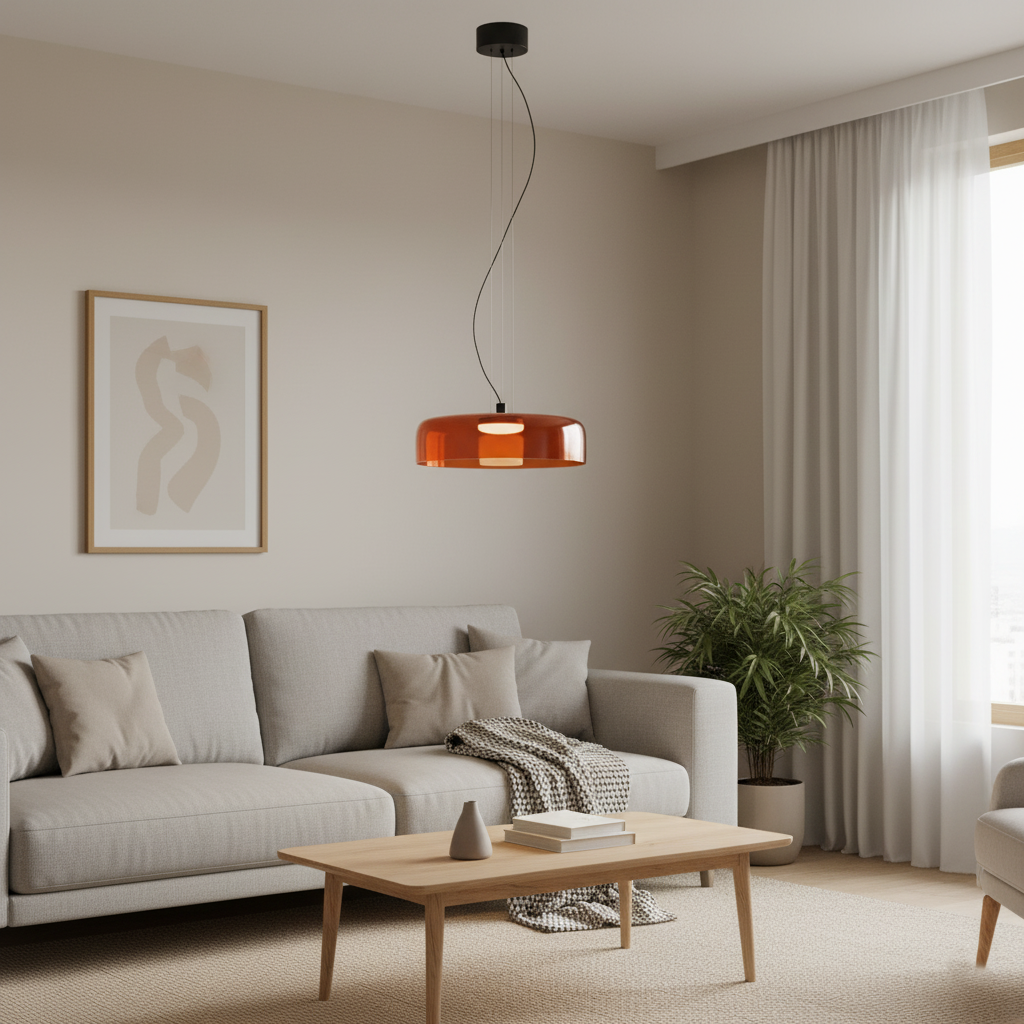 Nordic celestial glass pendant light by BROKLEN – view 5