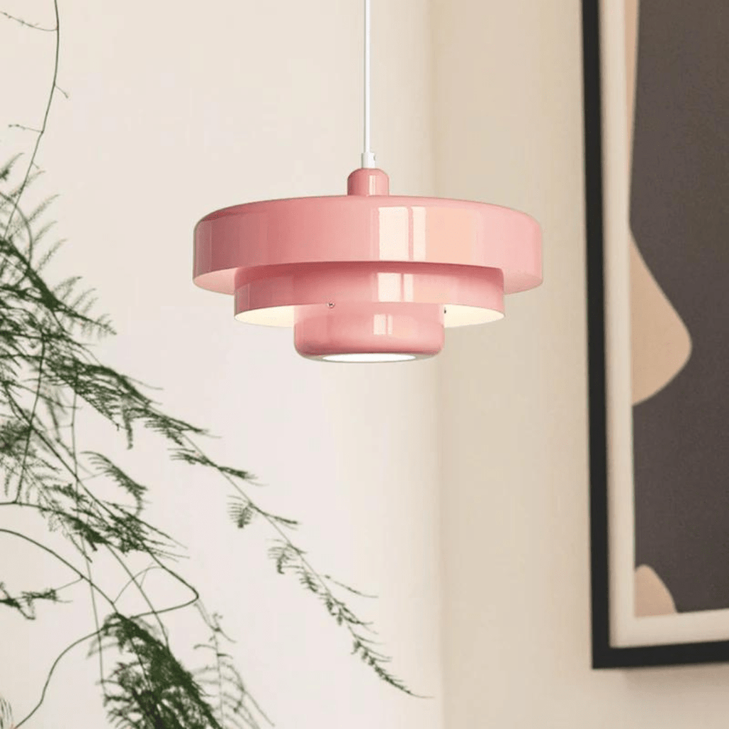 Tiered round LED hanging ceiling lamp by BROKLEN