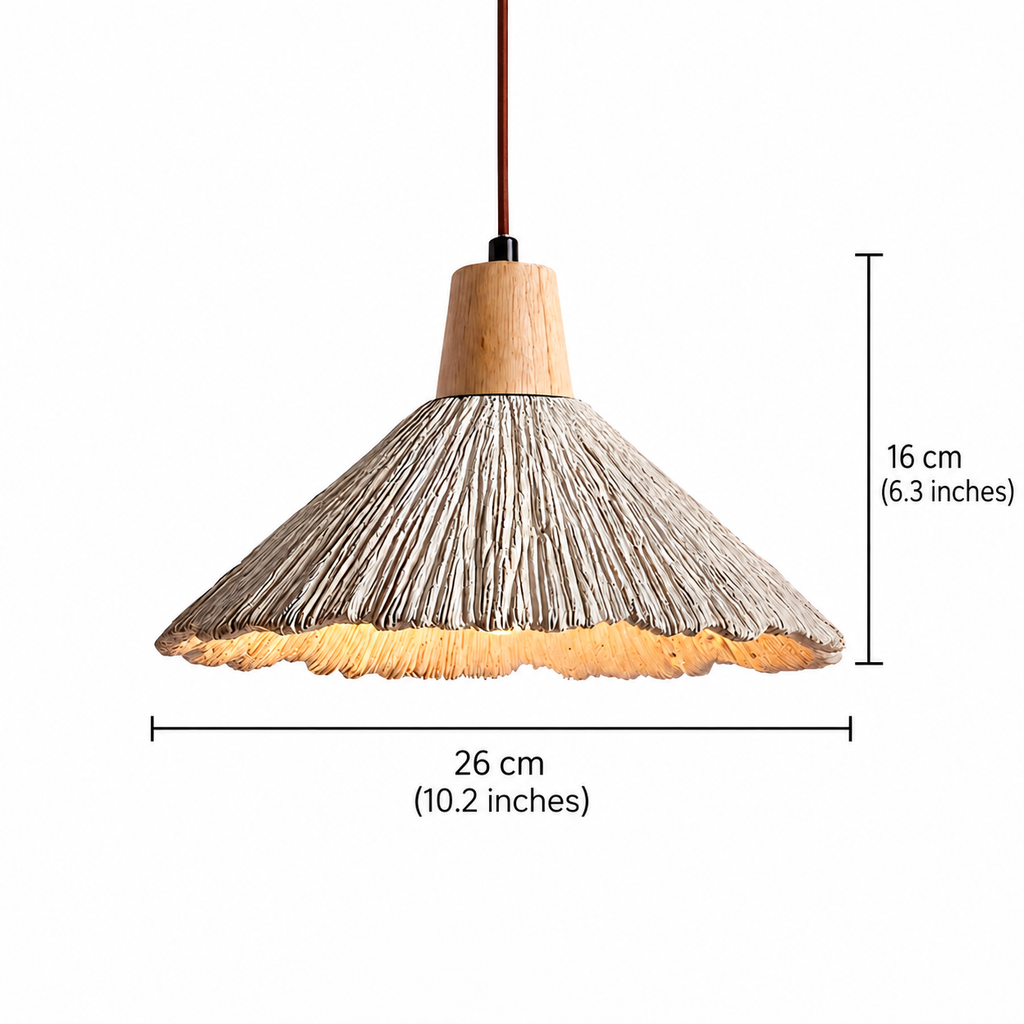 Wabi-sabi textured pendant light by BROKLEN – view 14