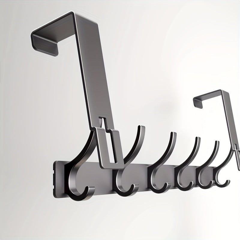 Aluminium over door hook rack for coats and towels by BROKLEN – view 10