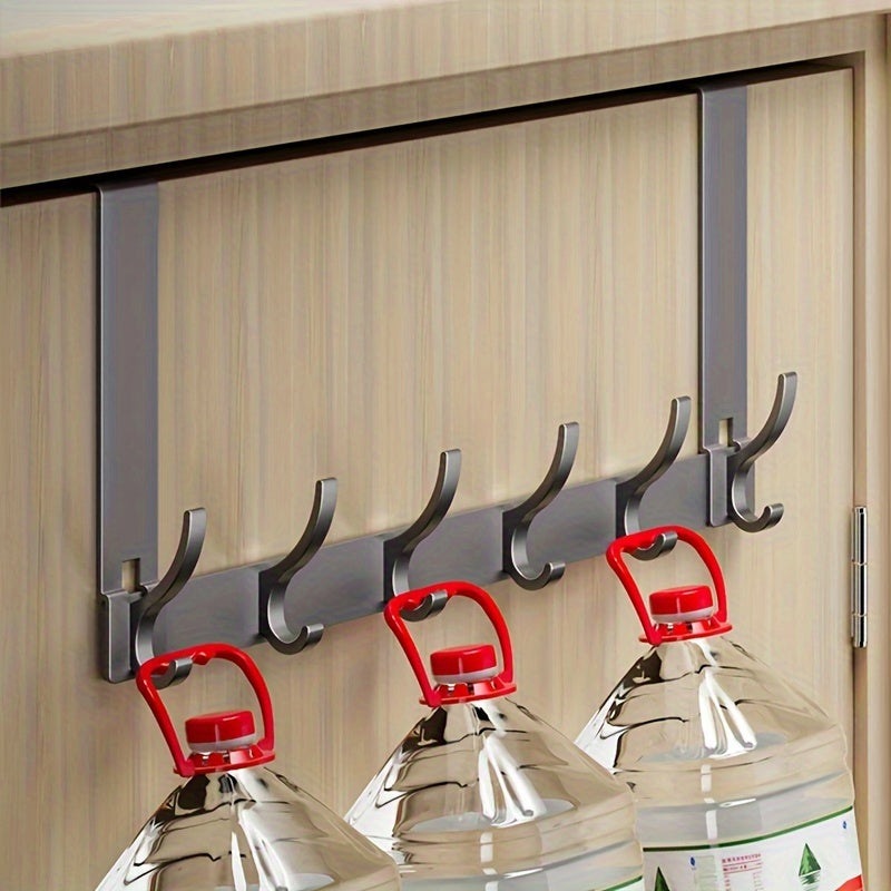 Aluminium over door hook rack for coats and towels by BROKLEN – view 4