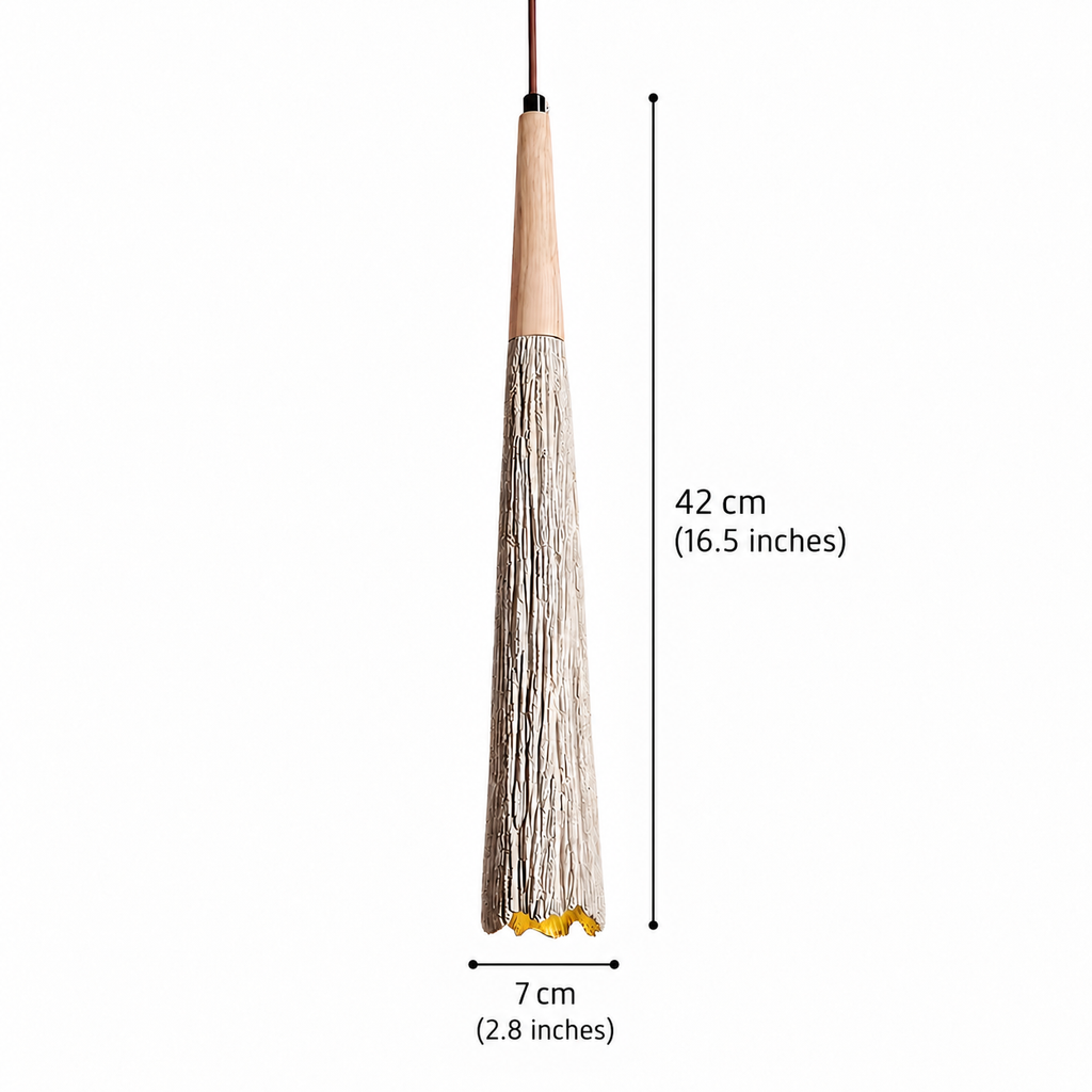 Wabi-sabi textured pendant light by BROKLEN – view 12
