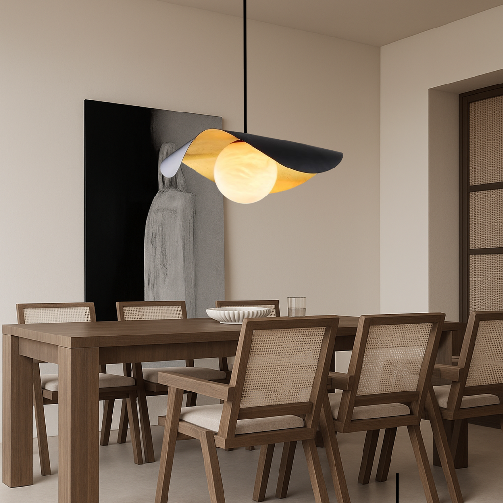 Marble ball pendant light by BROKLEN