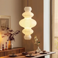 Layered rice paper cloud pendant light by BROKLEN