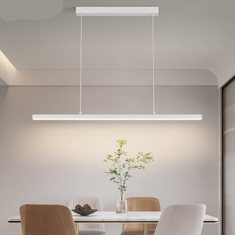 Minimalist linear Scandi beam pendant light by BROKLEN – view 2