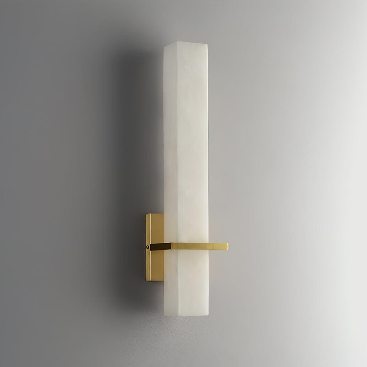 Modern rectangular alabaster LED wall light by BROKLEN – view 4