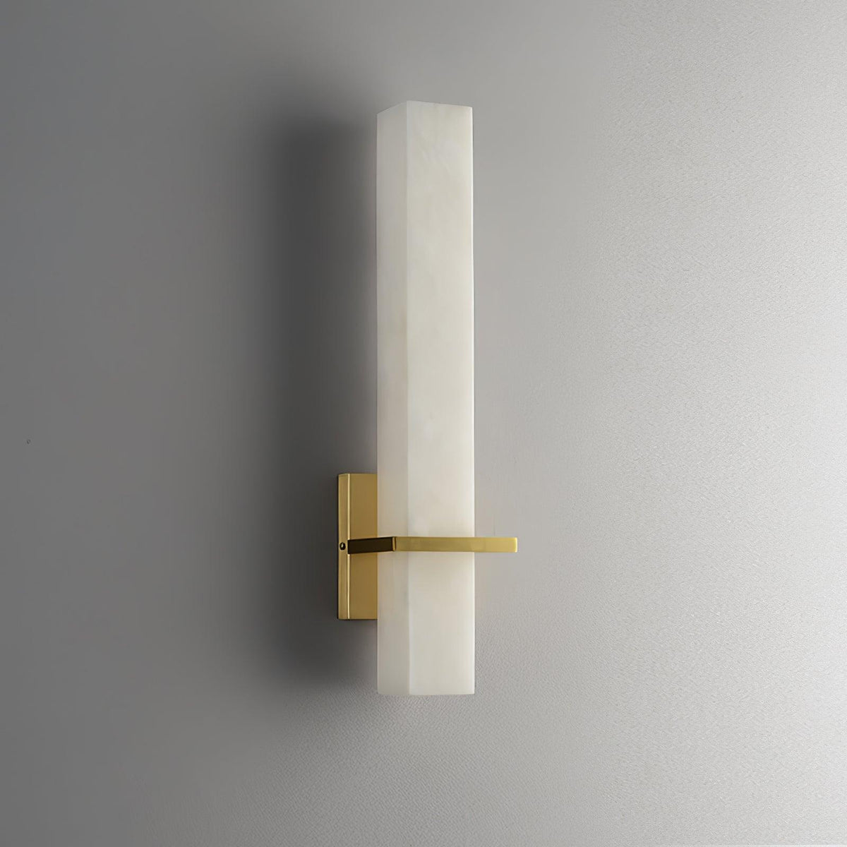 Modern rectangular alabaster LED wall light by BROKLEN – view 10