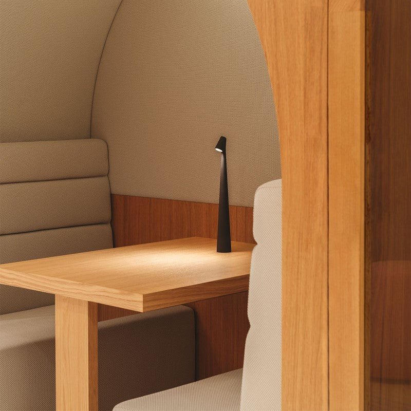 Minimalist beam LED table lamp – rechargeable cordless lamp by BROKLEN – view 8