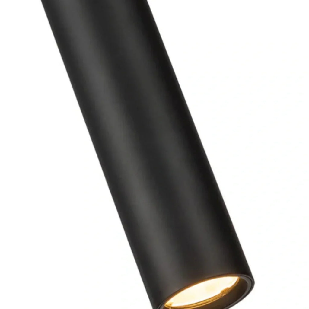 Modern linear LED ceiling spotlight in black metal by BROKLEN – view 5