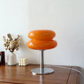 Modern stacked round shade desk lamp with chrome stand by BROKLEN – view 5