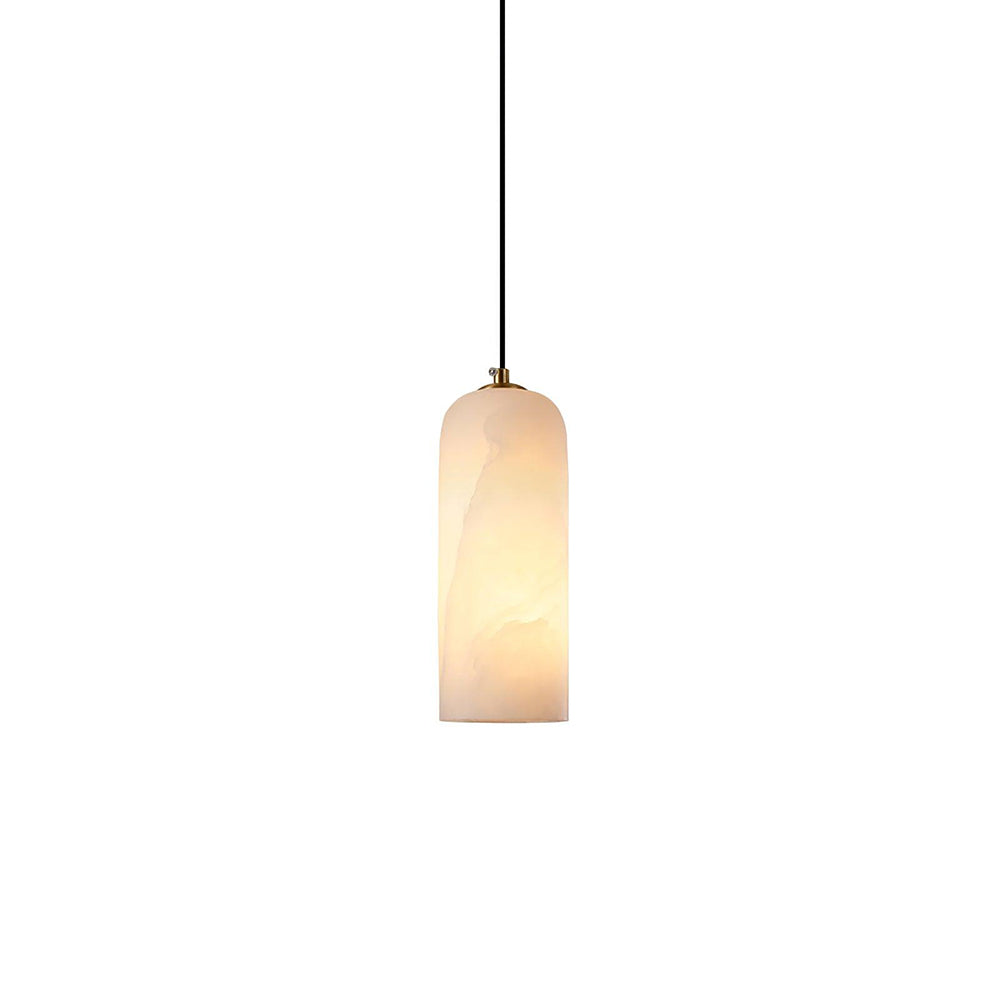 Alabaster pendant light – natural stone ceiling light by BROKLEN