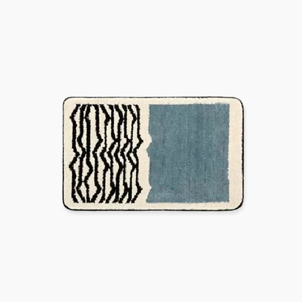 Scandinavian abstract pattern non-slip bath mat by BROKLEN – view 14