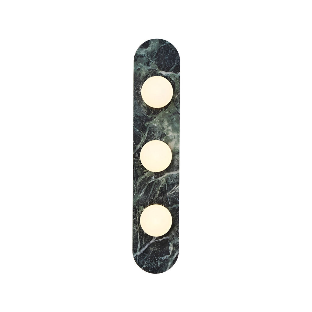 Marble wall light with round light points – Japandi wall sconce by BROKLEN – view 13