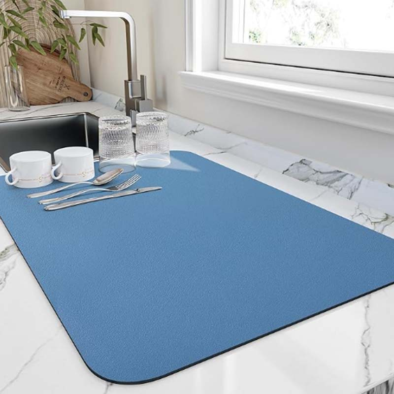 Absorbent diatomite kitchen dish drying mat by BROKLEN – view 7