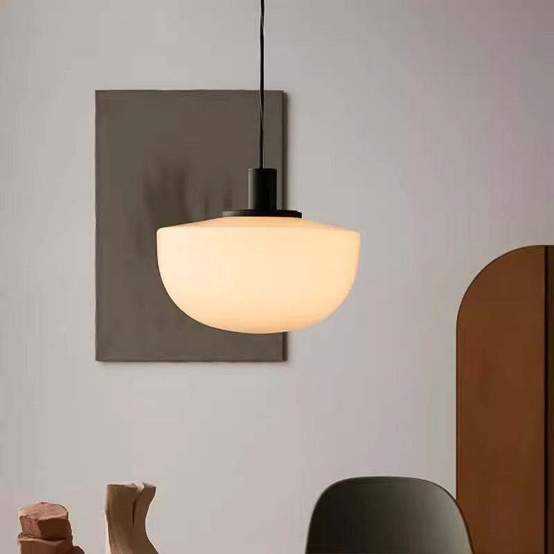 Contemporary Italian-style curved pendant light by BROKLEN – view 5