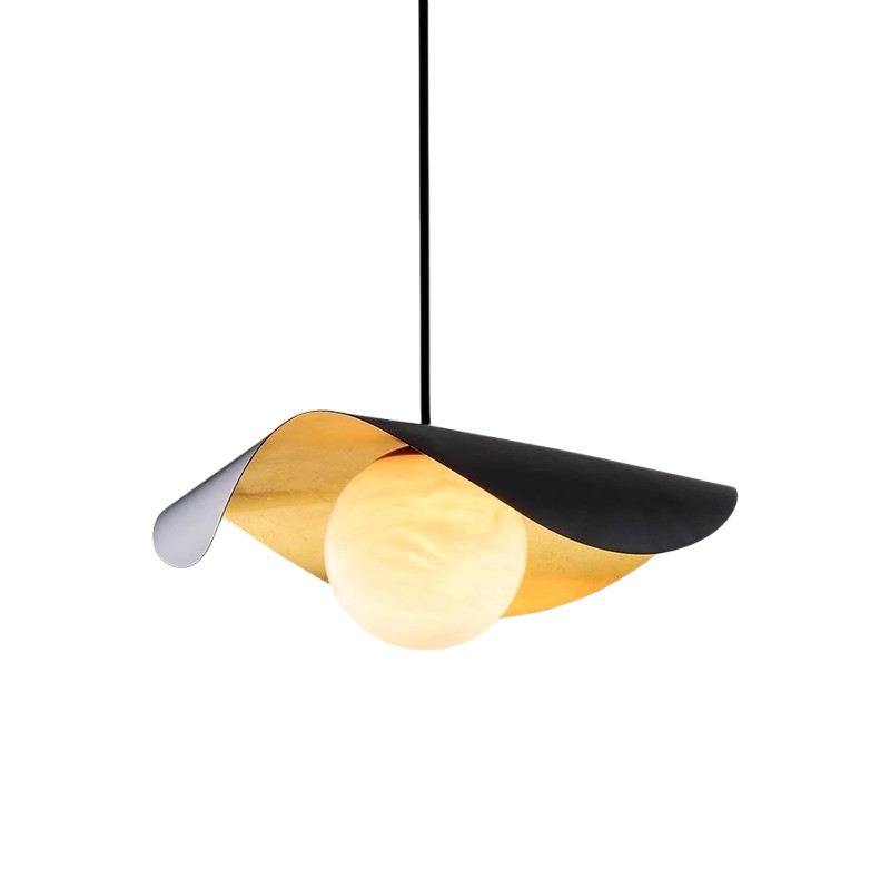 Marble ball pendant light by BROKLEN – view 6