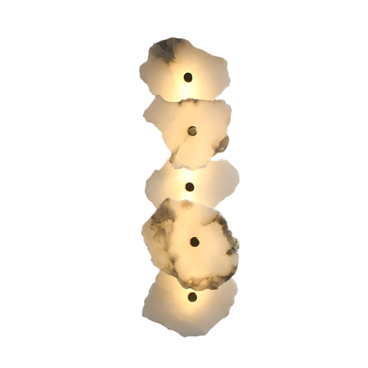 Organic Marble Wall Light – Sculptural Natural Stone Wall Sconce
