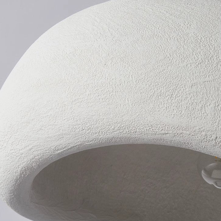Wabi-sabi cloud burst pendant light in white and grey by BROKLEN – view 13