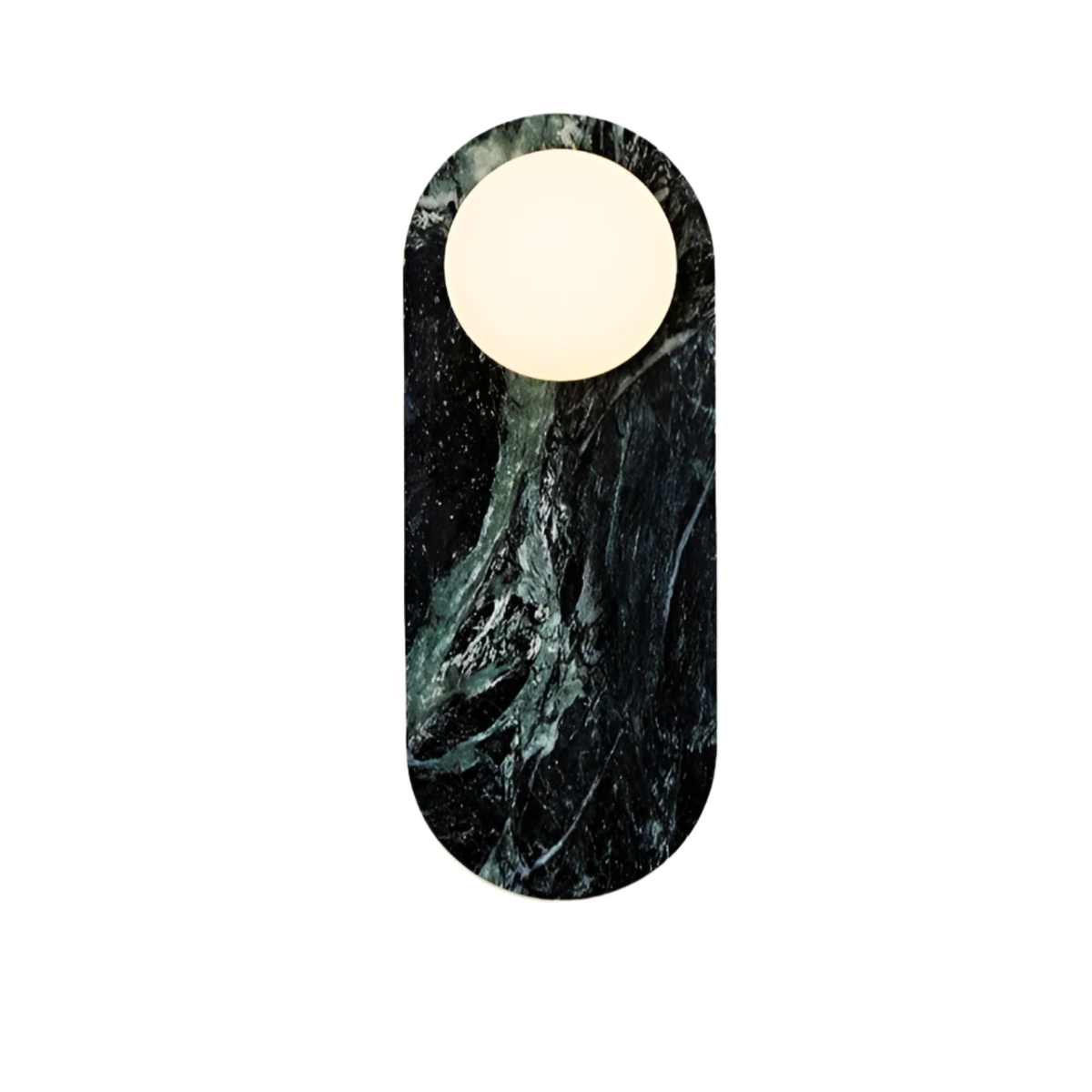 Marble wall light with round light points – Japandi wall sconce by BROKLEN – view 3