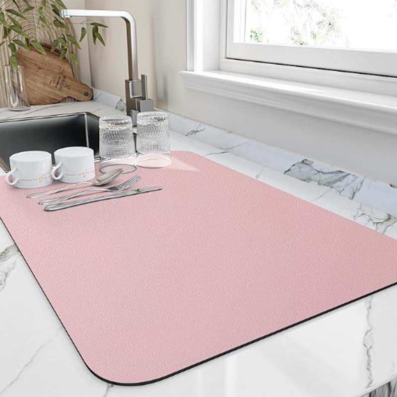Absorbent diatomite kitchen dish drying mat by BROKLEN – view 16