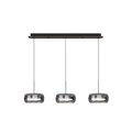 Modern iron and glass multi-light dining pendant by BROKLEN – view 8