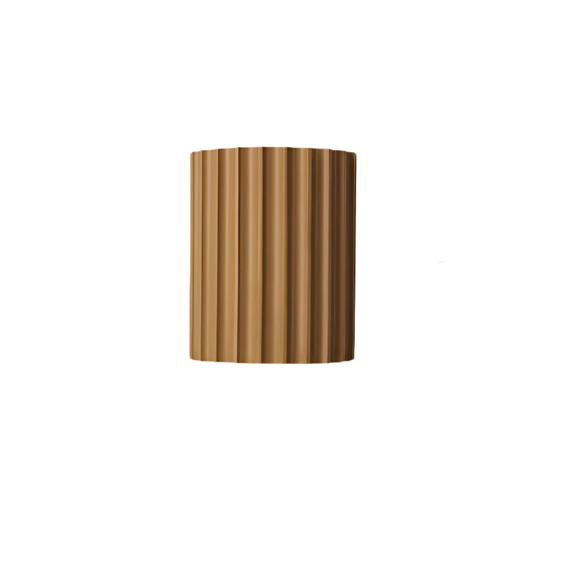 Ribbed resin cylinder up and down wall light by BROKLEN – view 5