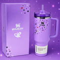 Stanley Star Glow 40oz Insulated Tumbler with Handle and Straw
